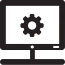 Free Computer setting  Icon