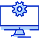 Free Computer Lcd Settings Icon
