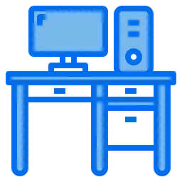 Free Computer Table  Icon