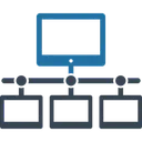 Free Computernetzwerk LAN Netzwerk Symbol