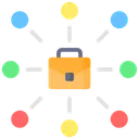 Free Comunidade De Trabalho Rede De Escritorios Rede Ícone