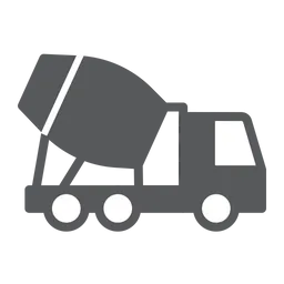 Free Concrete Mixer  Icon