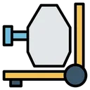 Free Concrete Mixer Home Icon