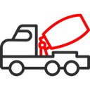 Free Concrete mixing  Icon