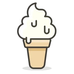 Free Cone Emoji Icon