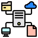 Free Datos Nube Computadora Icon