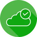 Free En Linea Nube Datos Icono