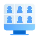 Free Conference Call Communication Video Conference Icon