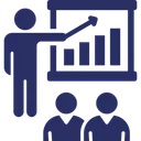 Free Conference Commerciale Presentation Financiere Diagramme Daffaires Icône