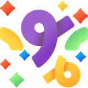 Free Confetti Celebration Party Icon