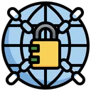 Free Confidential Password Global Lock Confidential Icon