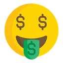Free Money Mouth Face  Icon