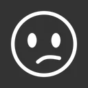 Free Confused Emoji Expression Icon