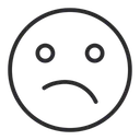 Free Confused Face  Icon