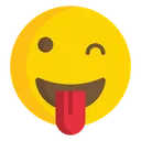 Free Winking Face With Tongue  Icon