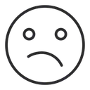 Free Confused Face  Icon