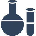 Free Accessories Conical Flask Culture Tube Icon