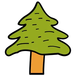 Free Conifer Tree  Icon