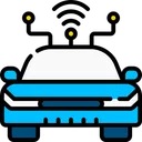 Free Connected Car  Icon