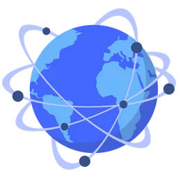 Free Connected globe  Icon
