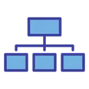Free Connection Network Business Icon