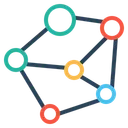 Free Connection Nodes Communication Icon