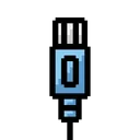 Free Connettore USB B Icon