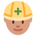 Free Construccion Sombrero Luz Icono