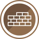 Free Construction Bricks Wall Icon