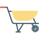 Free Construction Cart Garden Trolley Hand Carriage Icon