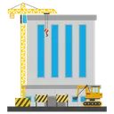 Free Echafaudages Reparation De Batiments Construction Commerciale Icône