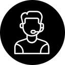 Free Consultor Cliente Soporte Icono