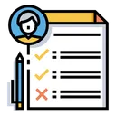 Free Consumer Behavior Profile Details Icon