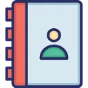Free Address Book Contact List Phone Book Icon