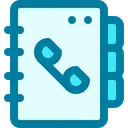 Free Contact Book Contact Phone Icon