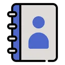 Free Contact Book  Icon