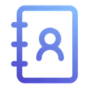 Free Contact Book  Icon