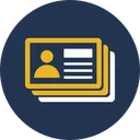 Free Contact Card Contacts Employee Card Icon