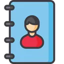 Free Contact Phone Book Contact Book Icon