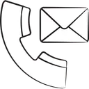 Free Contact Phone Communication Icon