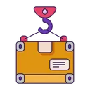 Free Container Hook Warehouse Manufacturing Icon