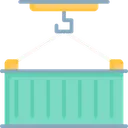 Free Containerkran  Symbol