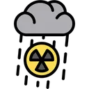 Free Contaminacion Nuclear Lluvia Acida Lluvia Quimica Icono