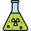 Free Contaminacion Quimica Matraz Quimico Senal De Peligro Quimico Icon