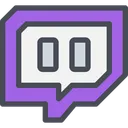 Free Twitch Logotipo Twitch Midias Sociais Ícone