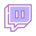 Free Twitch Logotipo De Midia Social Midia Social Ícone