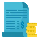 Free Contract Paper  Icon