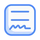 Free Contract Paper Contract Document Icon