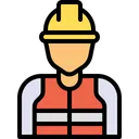 Free Empreiteiro Mao De Obra Trabalhador Icon