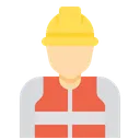 Free Empreiteiro Mao De Obra Trabalhador Icon